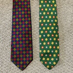 Paul Stuart Silk Ties set of 2